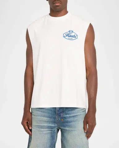 Ksubi Men's Klasse Ekcess Printed Cotton Crewneck Tank | Thumbnail 3 Ksubi Men's Klasse Ekcess Printed Cotton Crewneck Tank | Thumbnail 3