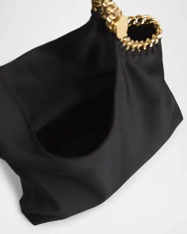 Stella McCartney Falabella Chain-Trim Satin Top-Handle Bag | Thumbnail 2 Stella McCartney Falabella Chain-Trim Satin Top-Handle Bag | Thumbnail 2
