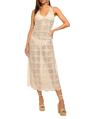 Ramy Brook Eve Crochet Cotton Coverup Maxi Dress | Thumbnail 1 Ramy Brook Eve Crochet Cotton Coverup Maxi Dress | Thumbnail 1