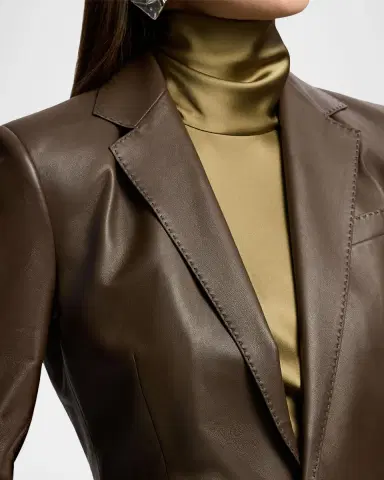 Ralph Lauren Collection Parker Lambskin Jacket | Thumbnail 4 Ralph Lauren Collection Parker Lambskin Jacket | Thumbnail 4