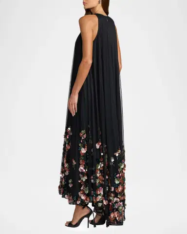 Mac Duggal Sequined Trapeze Gown | Thumbnail 2 Mac Duggal Sequined Trapeze Gown | Thumbnail 2