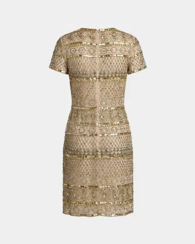 Mac Duggal Embellished Shift Mini Dress | Thumbnail 5 Mac Duggal Embellished Shift Mini Dress | Thumbnail 5
