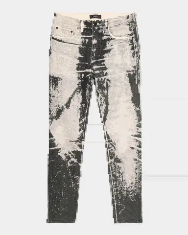 PURPLE Men's Trompe L 'oeil Skinny Jeans | Thumbnail 5 PURPLE Men's Trompe L 'oeil Skinny Jeans | Thumbnail 5