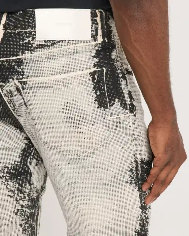 PURPLE Men's Trompe L 'oeil Skinny Jeans | Thumbnail 8 PURPLE Men's Trompe L 'oeil Skinny Jeans | Thumbnail 8