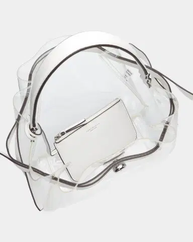 Tory Burch Romy Clear Bucket Bag | Thumbnail 3 Tory Burch Romy Clear Bucket Bag | Thumbnail 3