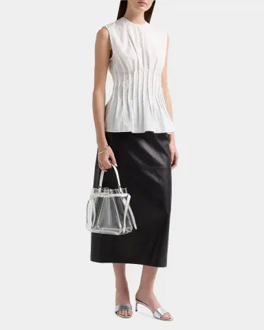Tory Burch Romy Clear Bucket Bag | Thumbnail 4 Tory Burch Romy Clear Bucket Bag | Thumbnail 4