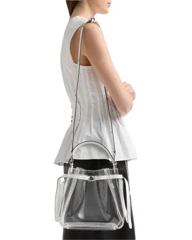 Tory Burch Romy Clear Bucket Bag | Thumbnail 1 Tory Burch Romy Clear Bucket Bag | Thumbnail 1