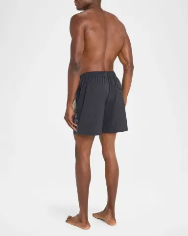 PURPLE Men's All Round Embellished Shorts | Thumbnail 2 PURPLE Men's All Round Embellished Shorts | Thumbnail 2