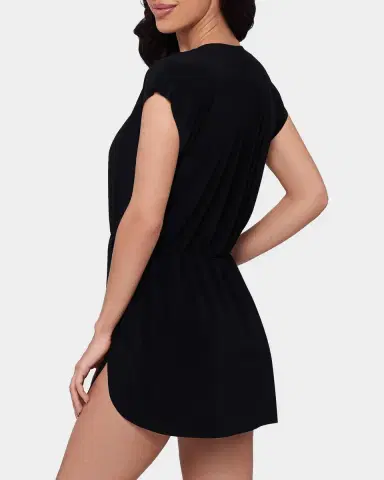 Magicsuit Lace-Up Mini Dress Coverup | Thumbnail 3 Magicsuit Lace-Up Mini Dress Coverup | Thumbnail 3