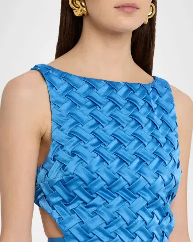 Et Ochs Magdalen Smocked Cutout Column Gown | Thumbnail 4 Et Ochs Magdalen Smocked Cutout Column Gown | Thumbnail 4