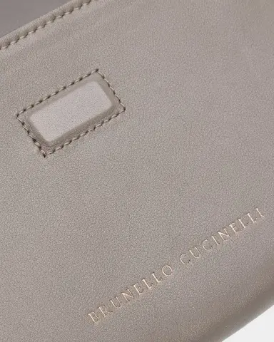 Brunello Cucinelli Leather Envelope Clutch Bag | Thumbnail 4 Brunello Cucinelli Leather Envelope Clutch Bag | Thumbnail 4