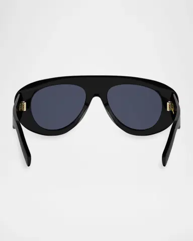 Celine Triomphe Stamp 57mm Mask Sunglasses | Thumbnail 4 Celine Triomphe Stamp 57mm Mask Sunglasses | Thumbnail 4