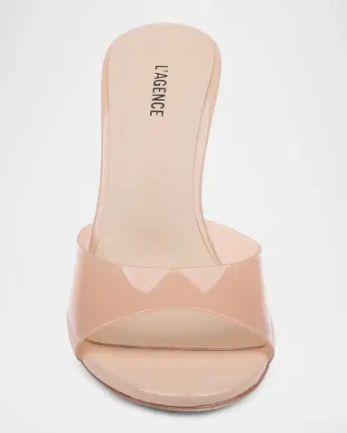 L'Agence 95mm Avery Suede Mules | Thumbnail 3 L'Agence 95mm Avery Suede Mules | Thumbnail 3