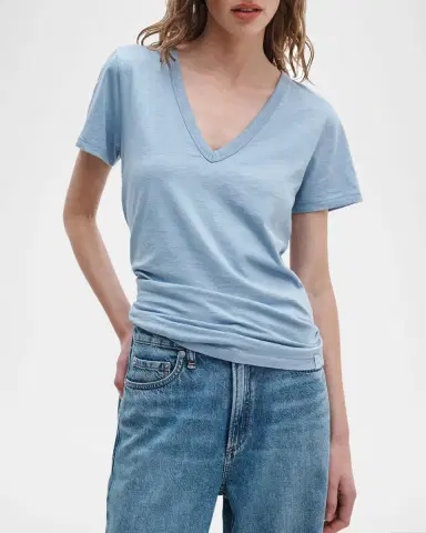 rag & bone The Slub Vee T-Shirt | Thumbnail 3 rag & bone The Slub Vee T-Shirt | Thumbnail 3