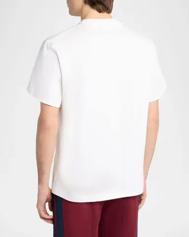 McQueen Men's Skull Haze Cotton T-Shirt | Thumbnail 2 McQueen Men's Skull Haze Cotton T-Shirt | Thumbnail 2