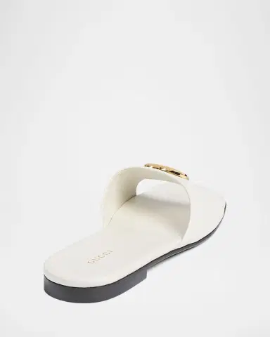 Gucci Marmont GG Leather Slide Sandals | Thumbnail 2 Gucci Marmont GG Leather Slide Sandals | Thumbnail 2