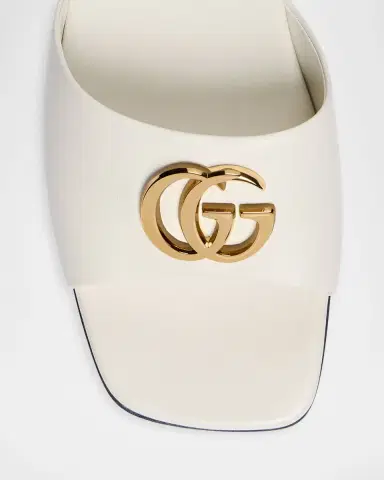 Gucci Marmont GG Leather Slide Sandals | Thumbnail 3 Gucci Marmont GG Leather Slide Sandals | Thumbnail 3