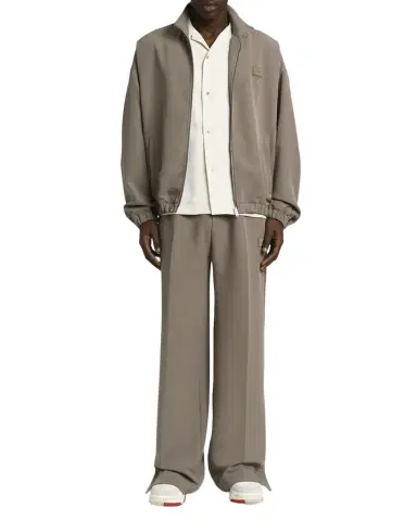 AMIRI Men's Logo Patch Full-Zip Blouson | Thumbnail 1 AMIRI Men's Logo Patch Full-Zip Blouson | Thumbnail 1