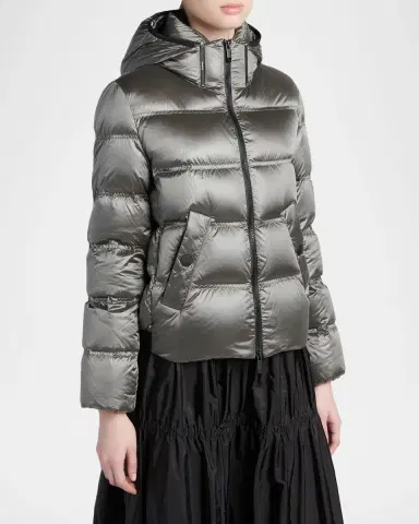 Moncler Quilted Short Down Jacket | Thumbnail 3 Moncler Quilted Short Down Jacket | Thumbnail 3