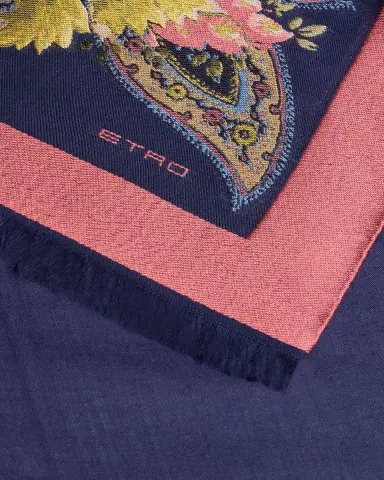 Etro Floral Jacquard Scarf | Thumbnail 3 Etro Floral Jacquard Scarf | Thumbnail 3