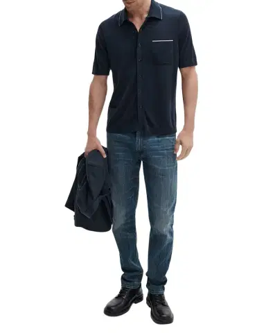 rag & bone Men 's Conrad Silk-Cotton Shirt | Thumbnail 1 rag & bone Men 's Conrad Silk-Cotton Shirt | Thumbnail 1