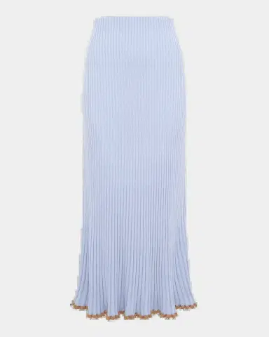 Gabriela Hearst Kavya Rib Knit Midi Skirt | Thumbnail 2 Gabriela Hearst Kavya Rib Knit Midi Skirt | Thumbnail 2