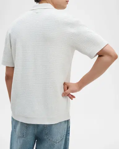 rag & bone Men 's Harvey Knit Camp Shirt | Thumbnail 2 rag & bone Men 's Harvey Knit Camp Shirt | Thumbnail 2