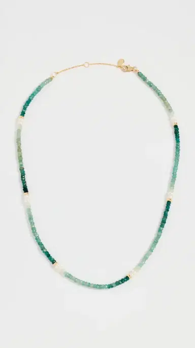 SHASHI Odessa Necklace, Tourmaline Tourmaline One Size | Thumbnail 2 SHASHI Odessa Necklace, Tourmaline Tourmaline One Size | Thumbnail 2