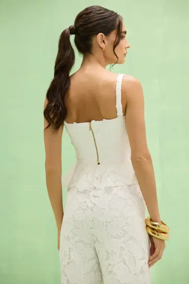 PatBo MYSIE LACE PEPLUM TOP | Thumbnail 2 PatBo MYSIE LACE PEPLUM TOP | Thumbnail 2
