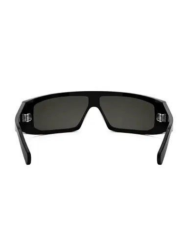 Celine Men's Bold 3 Dots 69MM Mask Sunglasses - Shiny Black Smoke | Thumbnail 6 Celine Men's Bold 3 Dots 69MM Mask Sunglasses - Shiny Black Smoke | Thumbnail 6