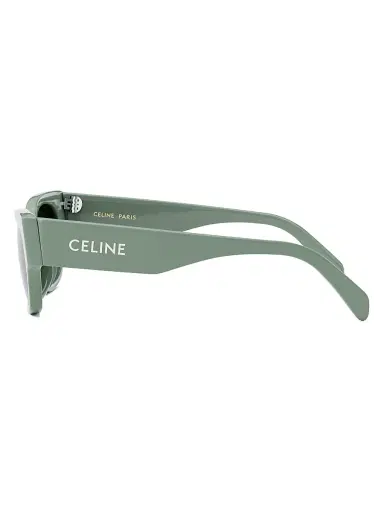 Celine Men's Monochroms 54MM Cat Eye Sunglasses - Light Green Smoke | Thumbnail 3 Celine Men's Monochroms 54MM Cat Eye Sunglasses - Light Green Smoke | Thumbnail 3