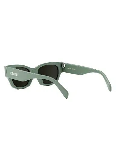 Celine Men's Monochroms 54MM Cat Eye Sunglasses - Light Green Smoke | Thumbnail 4 Celine Men's Monochroms 54MM Cat Eye Sunglasses - Light Green Smoke | Thumbnail 4