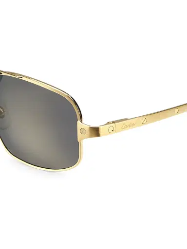 Cartier Men's Santos 60MM Rectangular Sunglasses | Thumbnail 3 Cartier Men's Santos 60MM Rectangular Sunglasses | Thumbnail 3