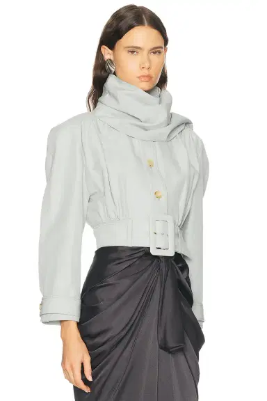 Chloe Cropped Trench Coat | Thumbnail 2 Chloe Cropped Trench Coat | Thumbnail 2