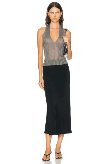 Maison Margiela Midi Slip Skirt | Thumbnail 5 Maison Margiela Midi Slip Skirt | Thumbnail 5