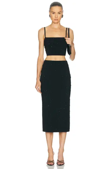 Carolina Herrera Thin Strap Cropped Top | Thumbnail 4 Carolina Herrera Thin Strap Cropped Top | Thumbnail 4