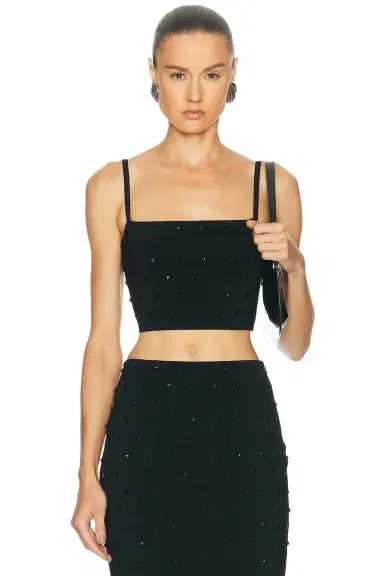 Carolina Herrera Thin Strap Cropped Top | Thumbnail 1 Carolina Herrera Thin Strap Cropped Top | Thumbnail 1