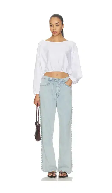 Rag & Bone Featherweight Phoebe Drawstring Jeans | Thumbnail 5 Rag & Bone Featherweight Phoebe Drawstring Jeans | Thumbnail 5
