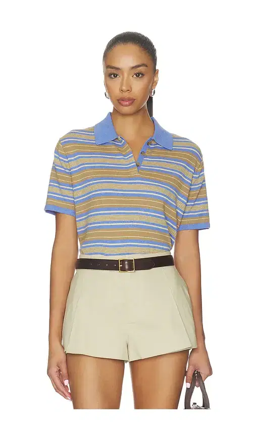 Short Sleeve Stripe Rugby Tee Short Sleeve Stripe Rugby Tee