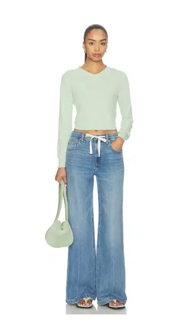 Pistola Jadyn Low Slung Palazzo Jeans With Drawcord | Thumbnail 5 Pistola Jadyn Low Slung Palazzo Jeans With Drawcord | Thumbnail 5