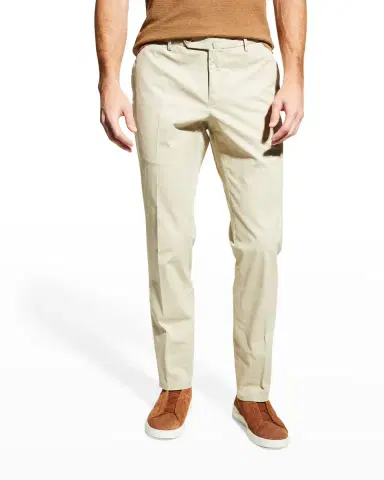 Incotex Men 's Scoll Cotton-Silk Trousers | Thumbnail 2 Incotex Men 's Scoll Cotton-Silk Trousers | Thumbnail 2