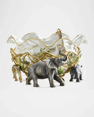 Jay Strongwater Animal Parade Bowl | Thumbnail 2 Jay Strongwater Animal Parade Bowl | Thumbnail 2