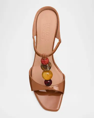 Malone Souliers 70mm Lena Resin Patent Leather Mules | Thumbnail 3 Malone Souliers 70mm Lena Resin Patent Leather Mules | Thumbnail 3