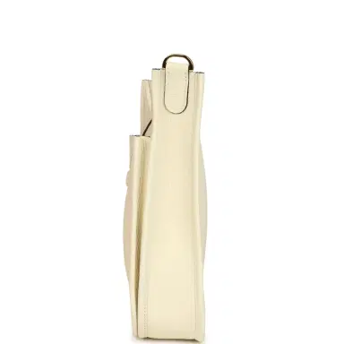 HERMÈS Hermes Evelyne 23 Cream Clemence Gold Hardware | Thumbnail 3 HERMÈS Hermes Evelyne 23 Cream Clemence Gold Hardware | Thumbnail 3