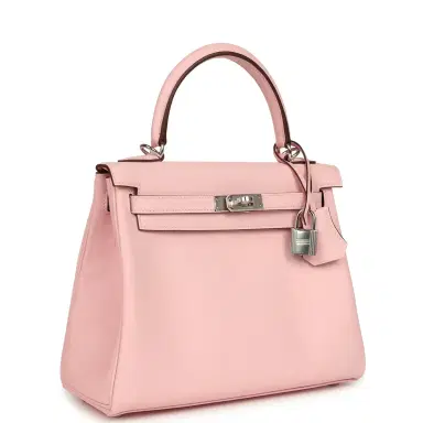 HERMÈS Hermes Kelly Retourne 25 Rose Sakura Swift Palladium Hardware | Thumbnail 2 HERMÈS Hermes Kelly Retourne 25 Rose Sakura Swift Palladium Hardware | Thumbnail 2