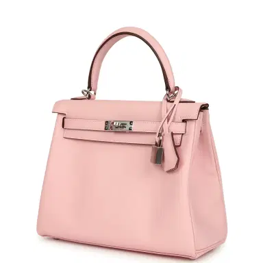 HERMÈS Hermes Kelly Retourne 25 Rose Sakura Swift Palladium Hardware | Thumbnail 5 HERMÈS Hermes Kelly Retourne 25 Rose Sakura Swift Palladium Hardware | Thumbnail 5