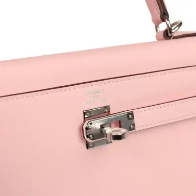HERMÈS Hermes Kelly Retourne 25 Rose Sakura Swift Palladium Hardware | Thumbnail 7 HERMÈS Hermes Kelly Retourne 25 Rose Sakura Swift Palladium Hardware | Thumbnail 7