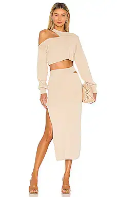 Michael Costello x REVOLVE Asym Cut Out Dolman Sweater | Thumbnail 5 Michael Costello x REVOLVE Asym Cut Out Dolman Sweater | Thumbnail 5