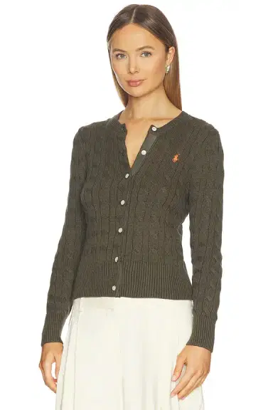 Polo Ralph Lauren Cotton Long Sleeve Cardigan | Thumbnail 4 Polo Ralph Lauren Cotton Long Sleeve Cardigan | Thumbnail 4