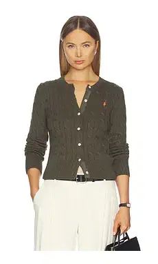 Polo Ralph Lauren Cotton Long Sleeve Cardigan | Thumbnail 1 Polo Ralph Lauren Cotton Long Sleeve Cardigan | Thumbnail 1